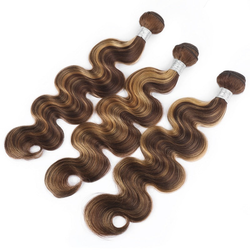 Piano Color Real Wig Body Wave