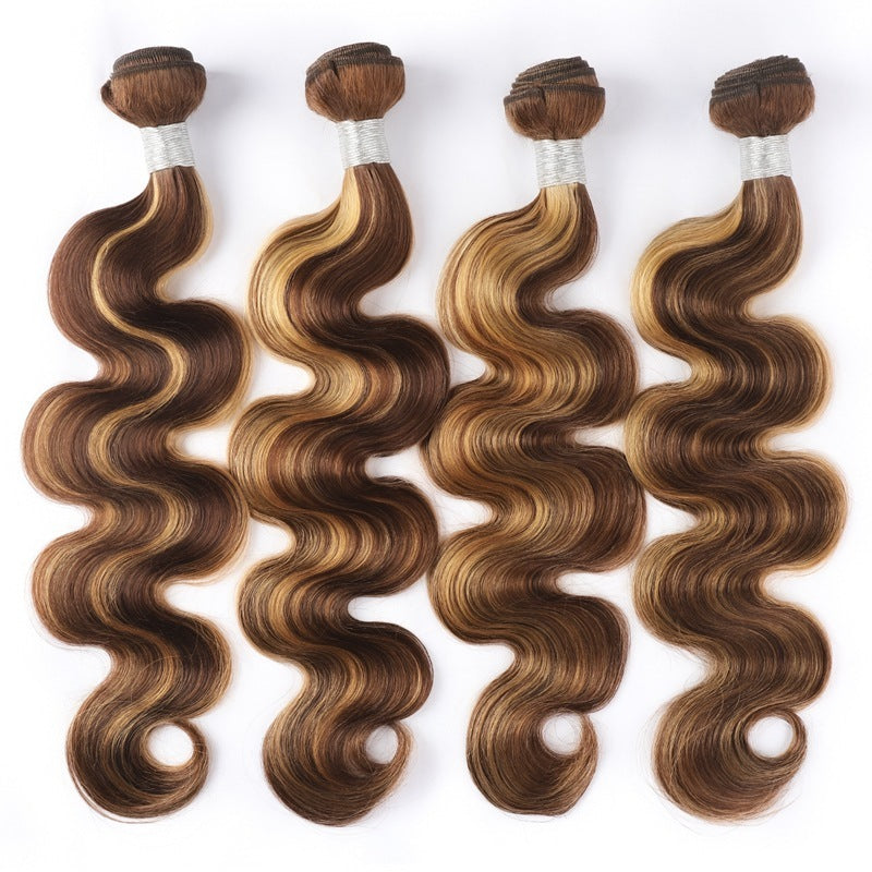 Piano Color Real Wig Body Wave