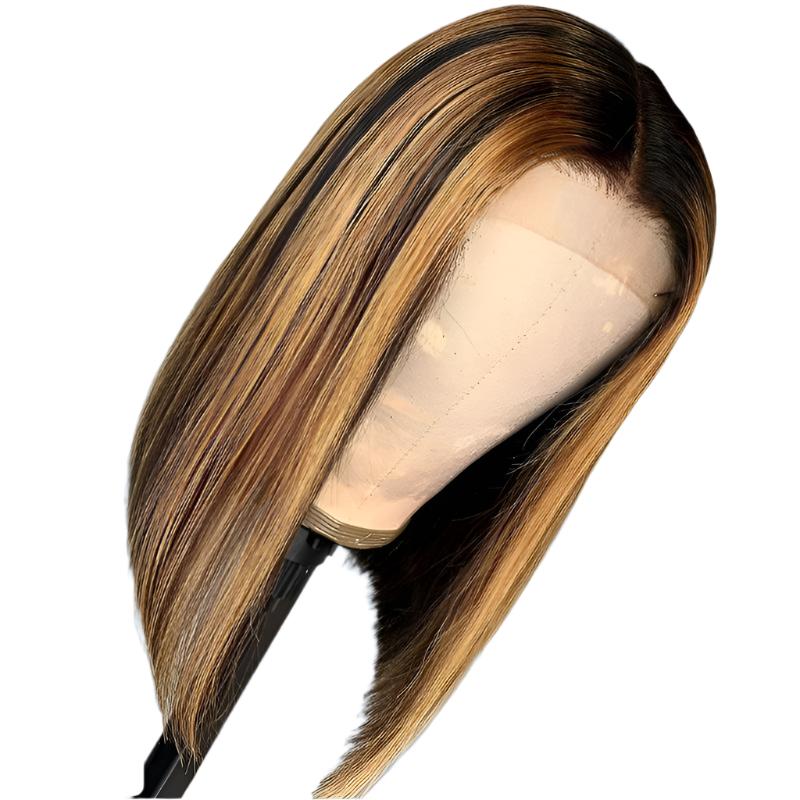 Juju Beauty Piano Color Real Hair T Shaped Bob Headgear