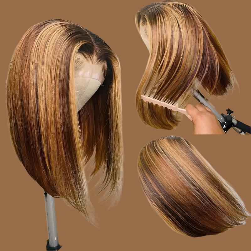 Juju Beauty Piano Color Real Hair T Shaped Bob Headgear