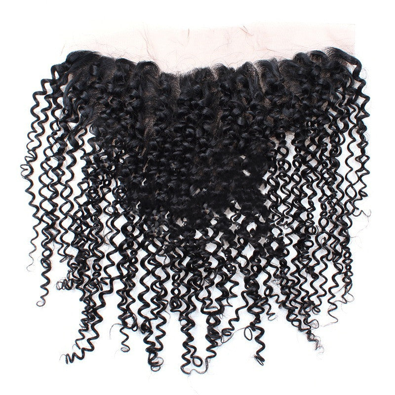 Wig hair curtain Brazil real hair 22 inches of natural black