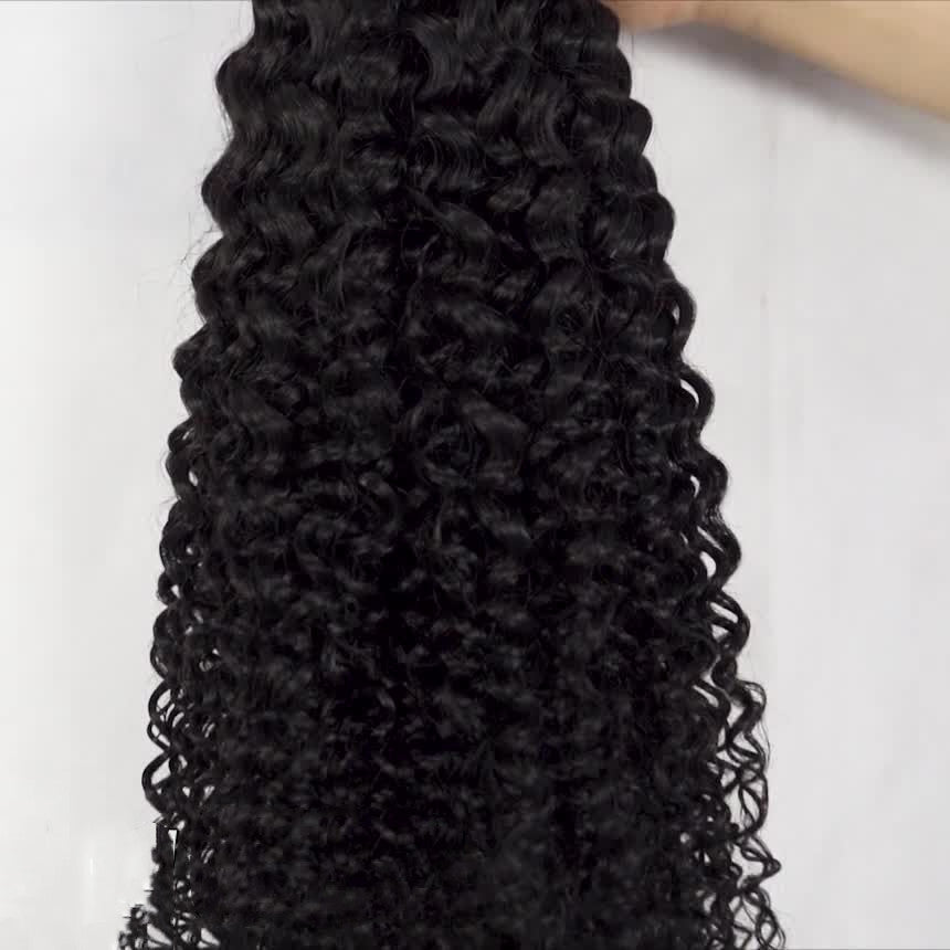 Wig hair curtain Brazil real hair 22 inches of natural black